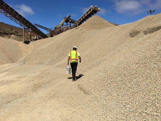 Drain Rock from our SBS Quarry in Soledad