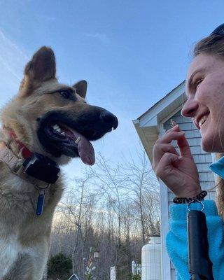 Me and a clients dog