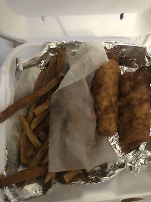 Cod fish and fries