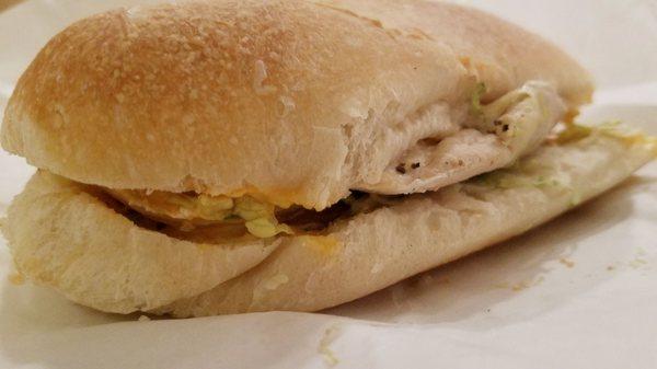 Grilled chicken sub