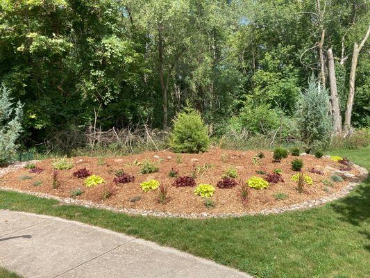 Cedar Mulch..... Picture thanks to one of our customers.