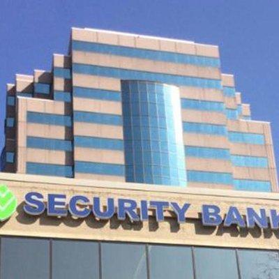 The Security Bank of Kansas City branch at 4550 Belleview Ave in Kansas City, MO.