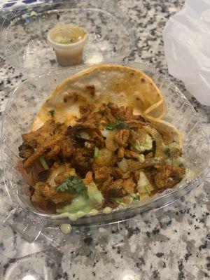 Pork Al Pastor Taco, $4