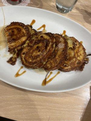 Cinnamon roll french toast