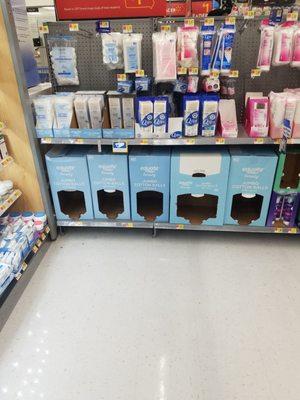 Walmart Falls victim to the worldwide shortage of cotton balls!