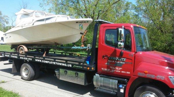 We can tow your boat too!