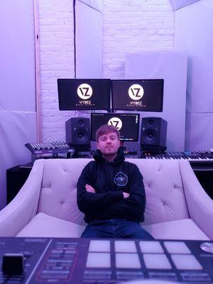 Artëm Kovalev (Studio Owner) at Vybez Music Studio