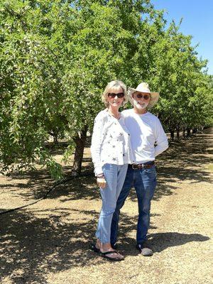 Central Valley  - California Almonds Trees