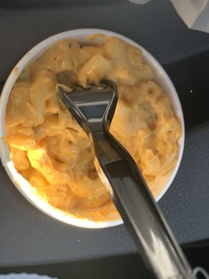 Mac and cheese, maybe the best I've ever had. It has a little spice to it.