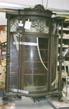 China cabinet before restoration