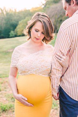 Maternity session at Brookside Gardens in Silver Spring, MD