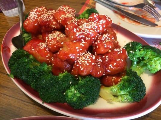 Sesame chicken looks so good