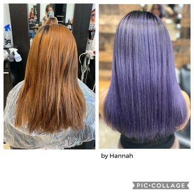 ombré lavender