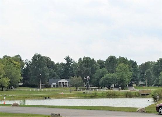 lake by the entrance