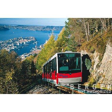 Funicular in Bergen Norway