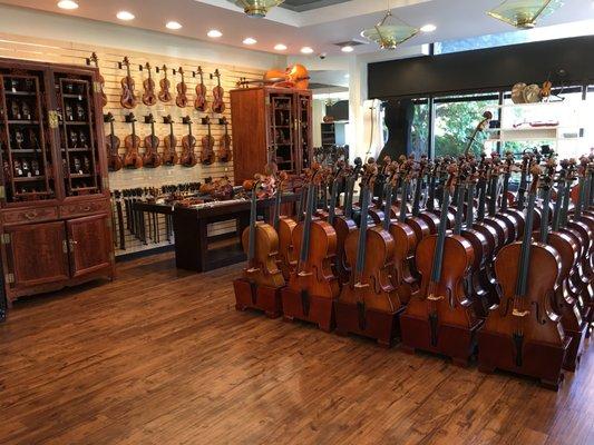 Our showroom is the place to be when looking for a new instrument!