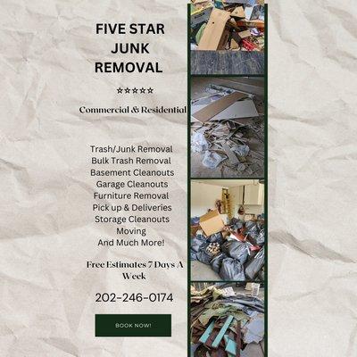 Five Star Junk Removal & Hauling