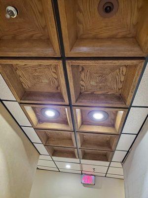 Finished ceiling