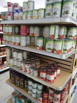 Canned veggies.