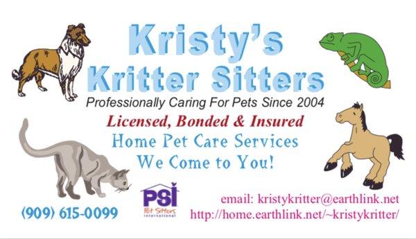 Kristy's Kritter Sitters