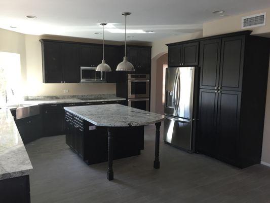 Remodeled kitchen after mold remediation