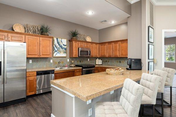 Cordillera Ranch Apartments demonstration kitchen