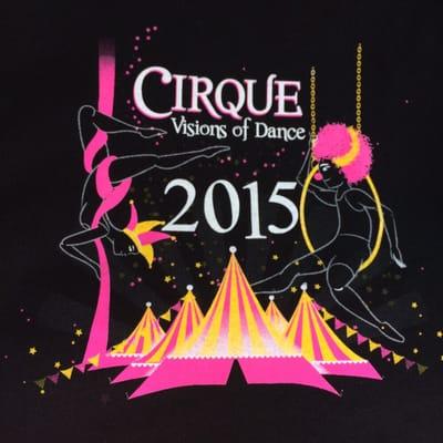 Visions of Dance performance t-shirts and hoodies are bright and colorful with their beautiful screen printed design!