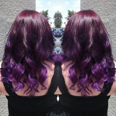 Purple ombre