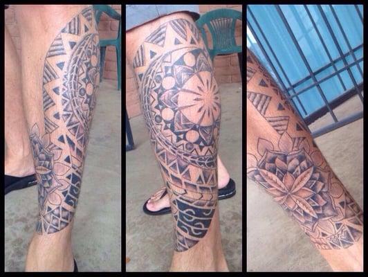 Abstract leg piece