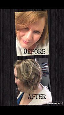 Before and after done by April