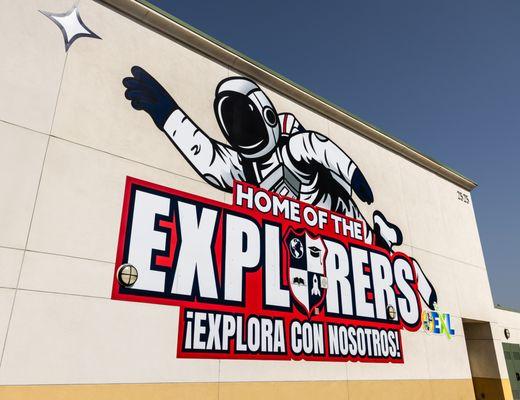 George Brown Elementary (San Bernardino, CA) Front of School Mural