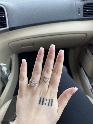 Full set french tip