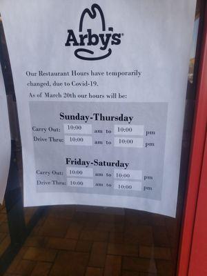 New hours