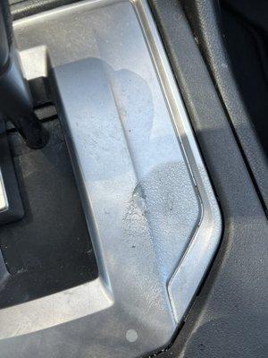 Here is a picture of the damage their air fresheners did to my car. Beware this could happen to you and they won't care.