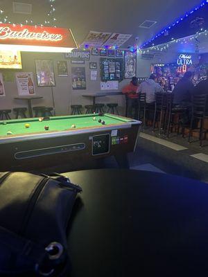 Pool table