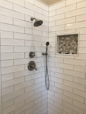 Master bath shower remodel