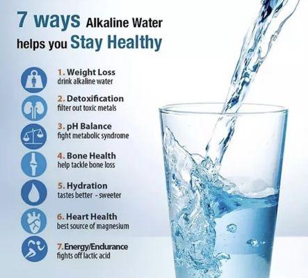 Alkaline water is good