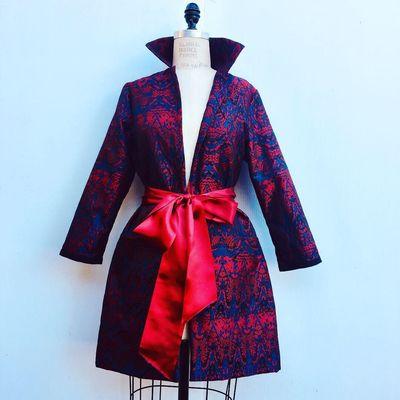 A Line topper coats for weddings