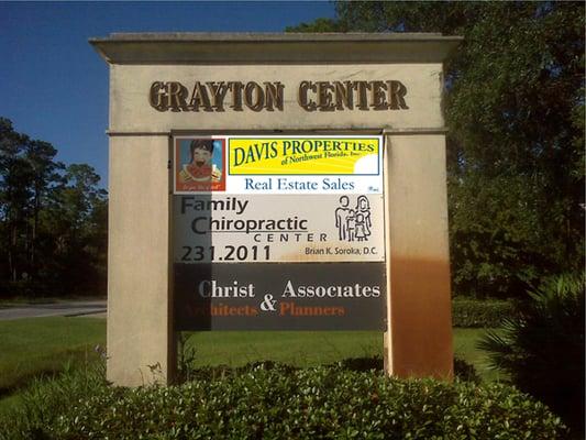 Grayton Office location  Sign