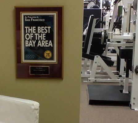 Winner of Best of The Bay Area Gyms