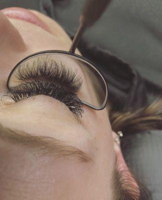 Volume lash extensions