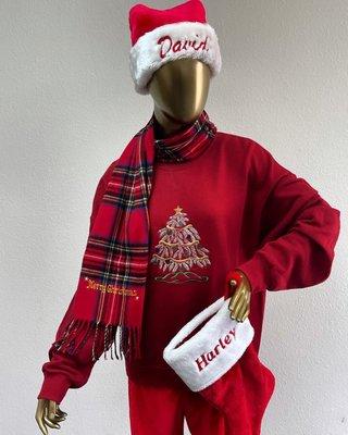 Make the holiday's special this year with personalized holiday wear and stockings.