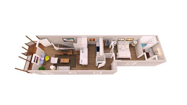 Lafayette St 3D Floor Plan