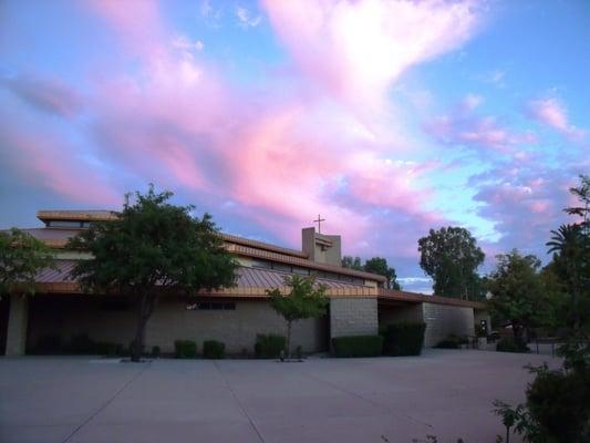 St. Paul's is situated in a neighborhood across from a Mormon Temple and next to a beautiful public park.