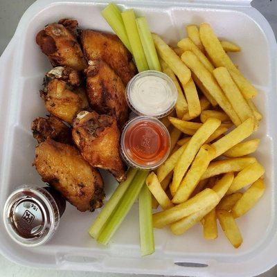 Wings and Fries