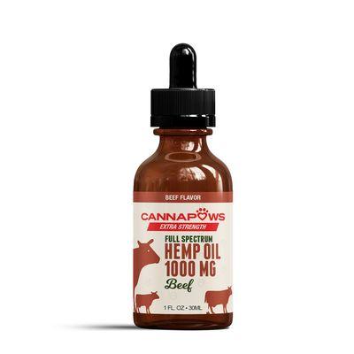 1000mg Hemp Extract Beef Flavor Oil