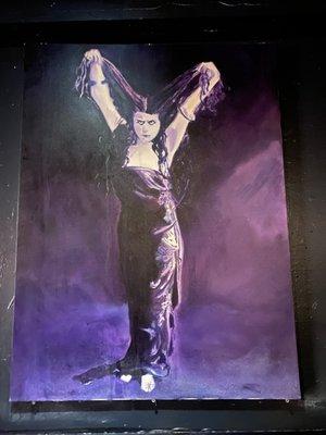 Theda Bara painting at Vertex