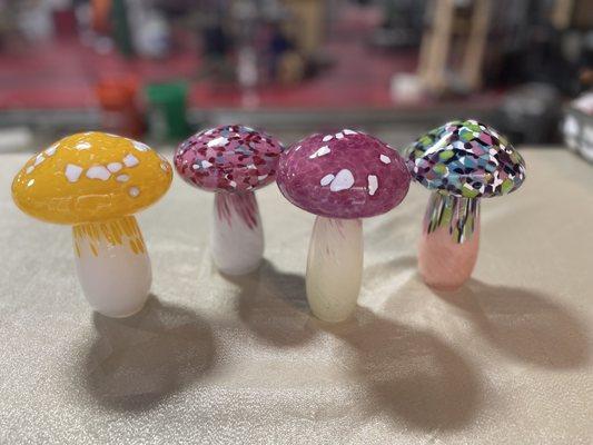 You can purchase our mushrooms in our gallery, or schedule a workshop to make your own!