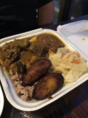 Curried Goat- great!  Spicy!