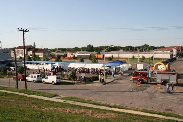 The Carnival Guy is proud to sponsor a free carnival for the guests at the Topeka Rescue Mission every year.